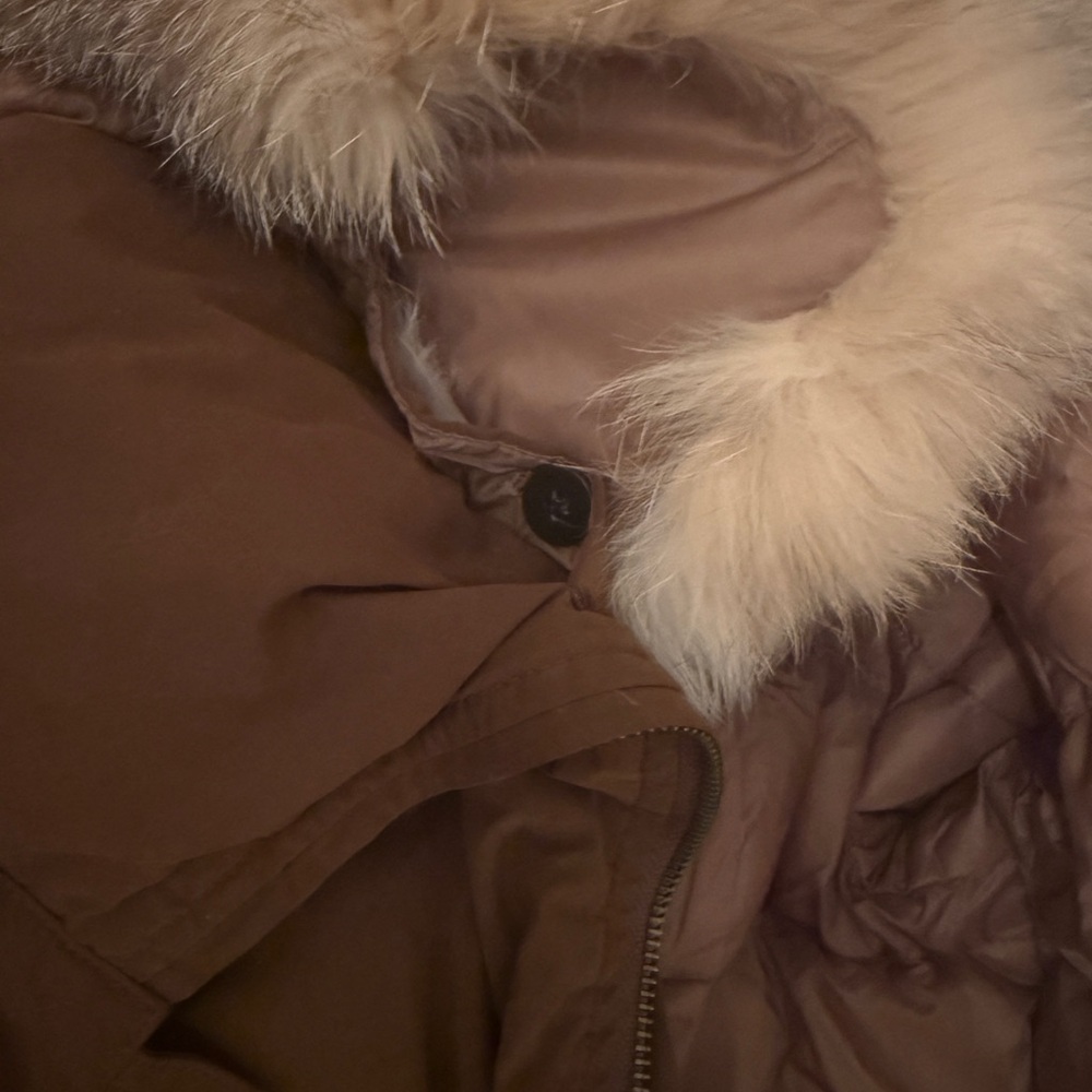 Peuterey Brown Fur-Trimmed Parka - Picture 3 of 8
